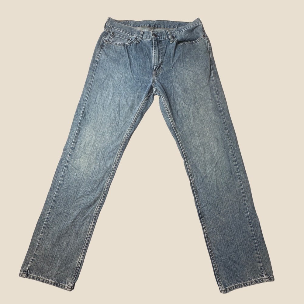 Levi's 559 Jeans Mens 33x34 (34x31) Relaxed Straight Blue Medium Wash Denim